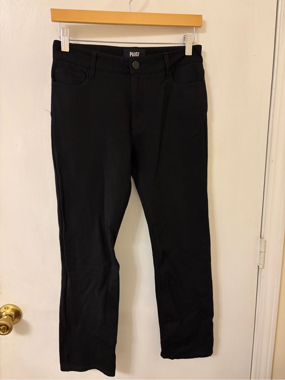 PAIGE Women’s Black Pants — Classic Tailored Fit